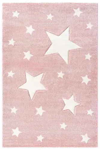 Cool Kids 12 Розовый Детский Ковер Не Линяет Мягкий На Ощупь Ковер Для Детской Комнаты-Розовый 1 - 4