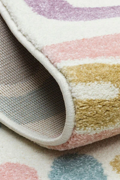 Cool Kids 20 Pastel Bolalar Xonasi Gilami Chang'i Chiqarmaydigan Yumshoq To'qimalı Chaqaloq Xonasi Gilami - 19