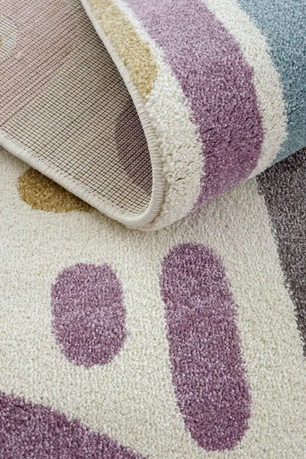 Cool Kids 20 Pastel Bolalar Xonasi Gilami Chang'i Chiqarmaydigan Yumshoq To'qimalı Chaqaloq Xonasi Gilami - 7