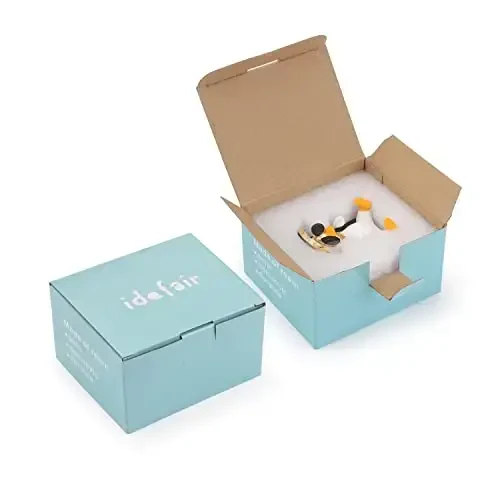 Cool Swinging Duck Car Hanging Ornament Cute Car Decor Rear View Mirror Accessories Ayollar Erkaklar O'smirlar uchun Ichki Qism Orqa Ko'zgu Aksessuarlari Yuk mashinasi Orqa Rojdestvo Daraxti Dekoratsiyalari Onam Dad uchun Tug'ilgan kun Kulglili Rojdestvo Sovg'alari - 6