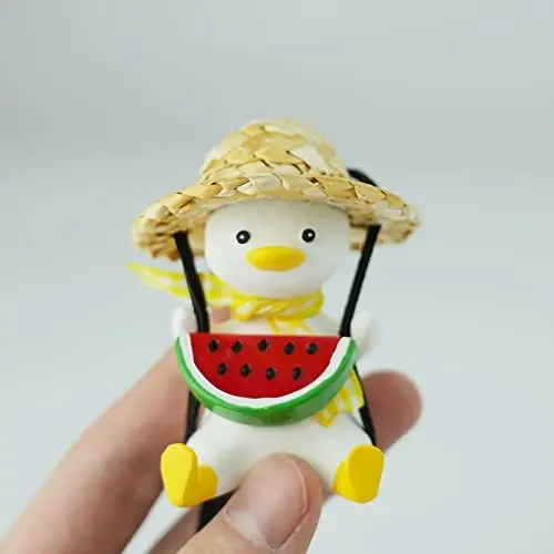 Cool Swinging Duck Car Hanging Ornament, Pendant Interior Rearview Mirror Decoration and Car Rear View Mirrior Hanging Accessories - 5