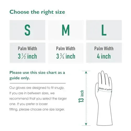 COOLJOB 2 Pairs Thickened Rubber Gloves with Cotton Lining & Non-slip Grip, Colorful Household Long Lasting Dishwashing Gloves for Kitchen & Bathroom Cleaning, Orange & Blue, Small - 7