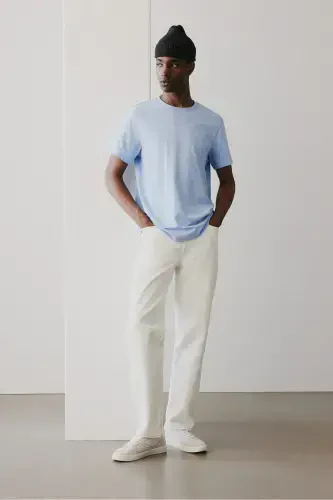 COOLMAX® Regular Fit Футболка - светло-синий - 3