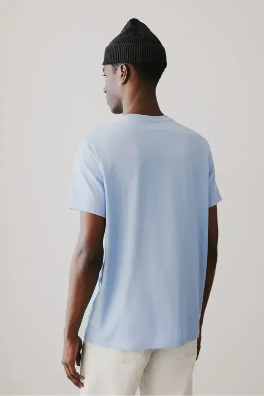 COOLMAX® Regular Fit T-Shirt-Light blue - 5