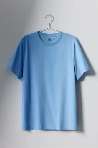 COOLMAX® Regular Fit T-Shirt-Light blue - 7