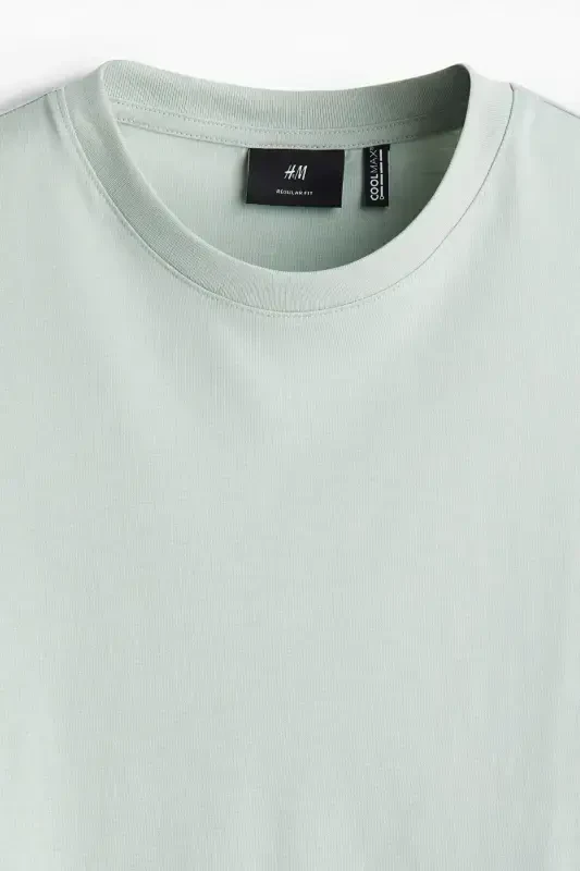 COOLMAX® Regular Fit T-shirt-Mint green - 2