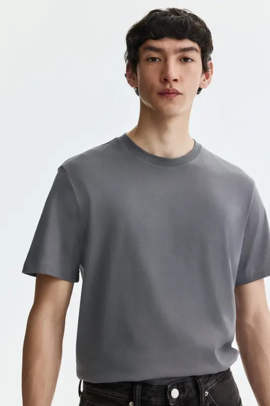 COOLMAX® Regular Fit Tişört - Gri - 1