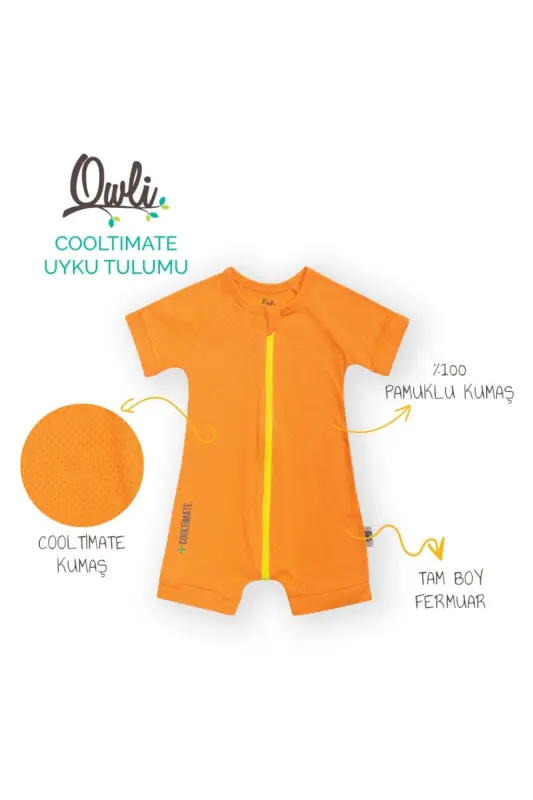Cooltimate Sleeping Bag Orange - 2