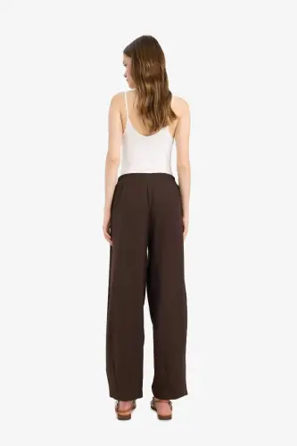 Coool Balloon Fit Normal Bel Pantolon-Kahve - 5