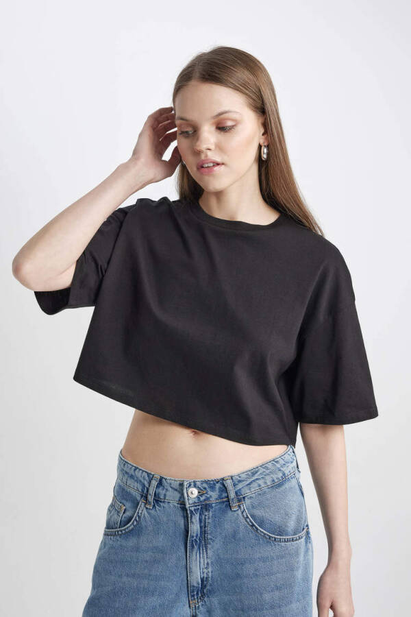 Coool Loose Fit Short Sleeve T-Shirt Black - 4