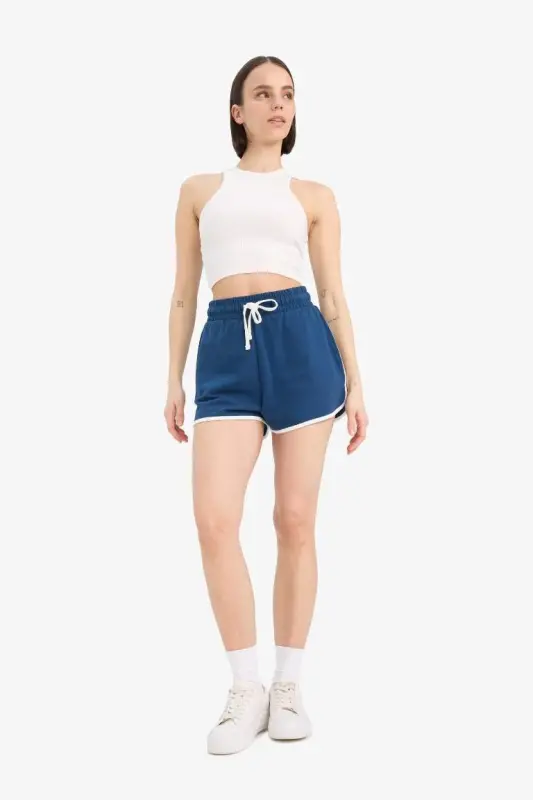 Coool Regular Fit Kalın Short-İndigo - 7