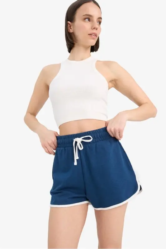 Coool Regular Fit Kalın Short-İndigo - 8