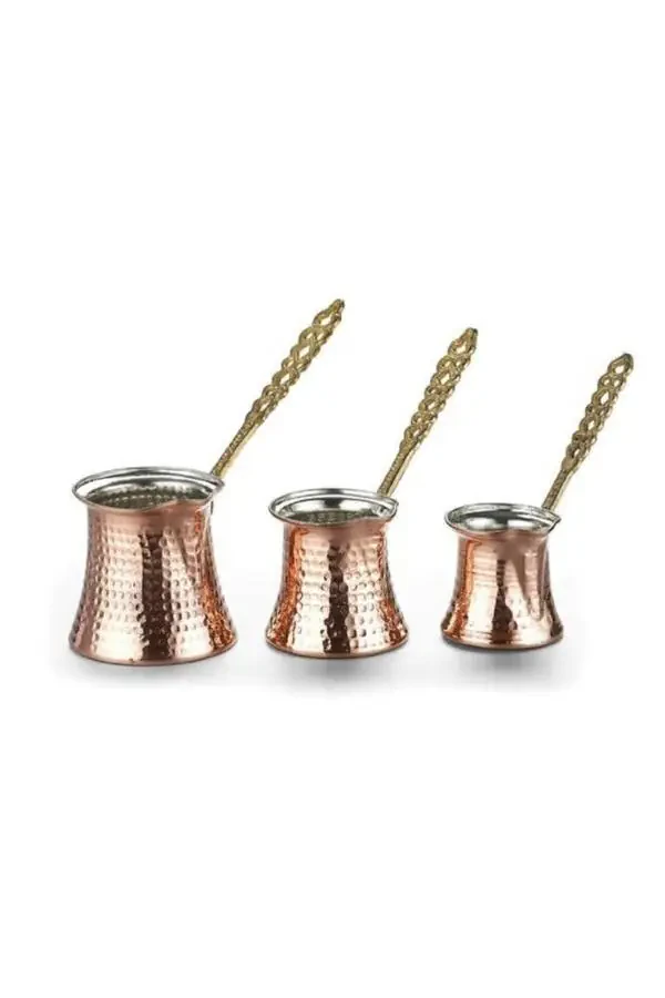 Copper 3-Piece Coffee Pot Set - 2