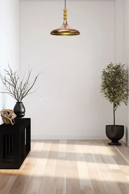 Copper Patina Champion Wooden Beaded Single Chandelier Pendant Living Room Kitchen Boutique Lamp-patina - 3