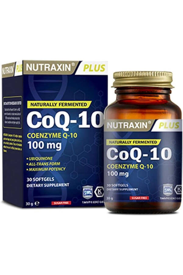 Coq-10 Dietary Supplement 30 Soft Capsules - Coenzyme Q10 - 1