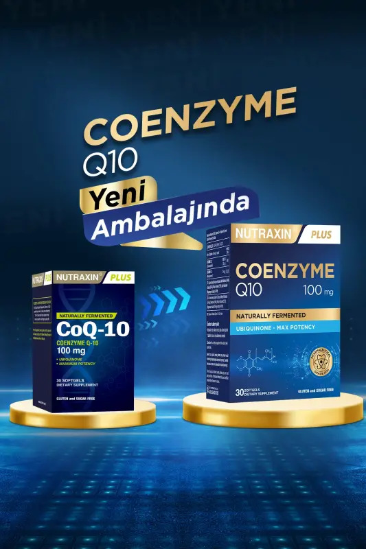 Koenzim Q10 100 Mg Takviye Edici Gıda 30 Yumuşak Kapsül - Coenzym, Coq10 - 3