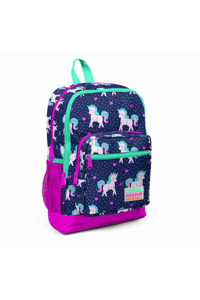 Coral High Unicorn School Backpack 23467 - 1