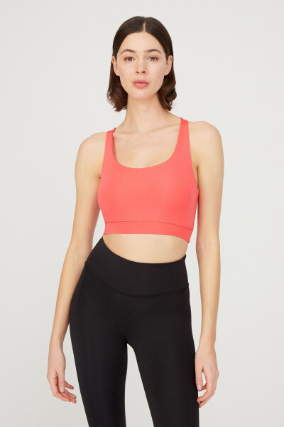 Coral Light Support Back Detailed Padded Sports Bra - 2