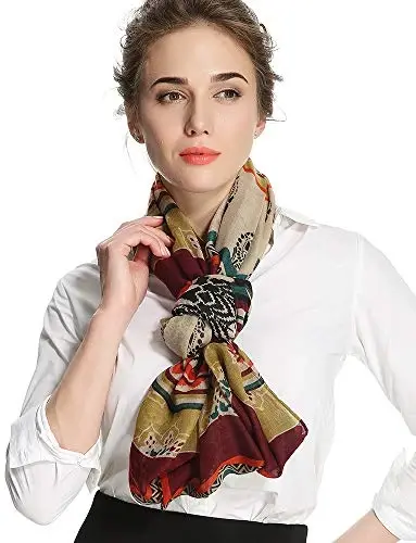 corciova Black Soft Girl Women Infinity Wrap Scarf Stretchy Jersey Knit Sleep Head Circle Scarf Continuous Loop Light Weight - CORCIOVA (1)