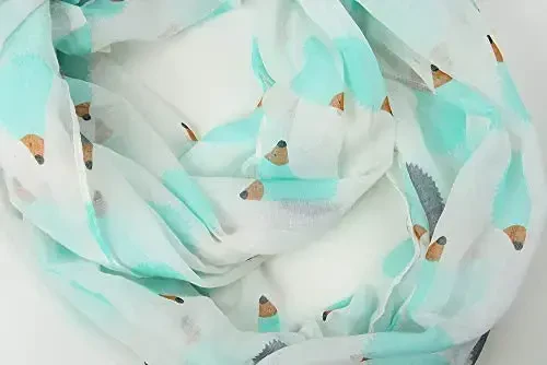 corciova Black Soft Girl Women Infinity Wrap Scarf Stretchy Jersey Knit Sleep Head Circle Scarf Continuous Loop Light Weight - 5