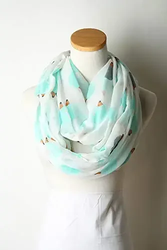 corciova Black Soft Girl Women Infinity Wrap Scarf Stretchy Jersey Knit Sleep Head Circle Scarf Continuous Loop Light Weight - 2