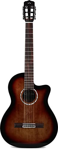 Cordoba Fusion 5 Sonata Burst Acoustic-Electric Cutaway Nylon String Guitar, Fusion Series - 1