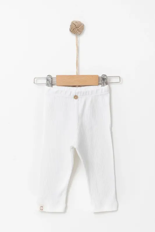 Corduroy Leggings 3-18 Months White-White - WITY BABY