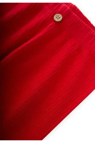 Corduroy Tights 0-5 Age Red-RED - 3