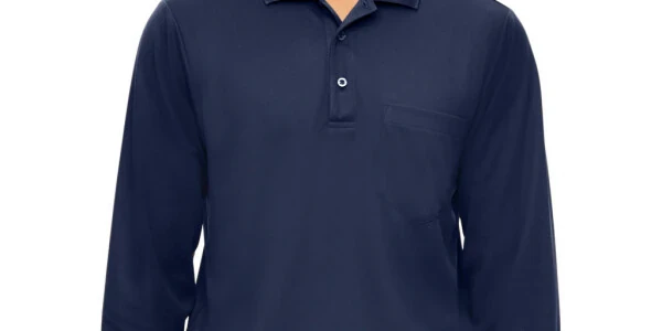 Core 365 Pinnacle Performance Piqu Uzun Ko'lmalı Çepli Polo (88192P) Klassik Navy, 3XL - 5
