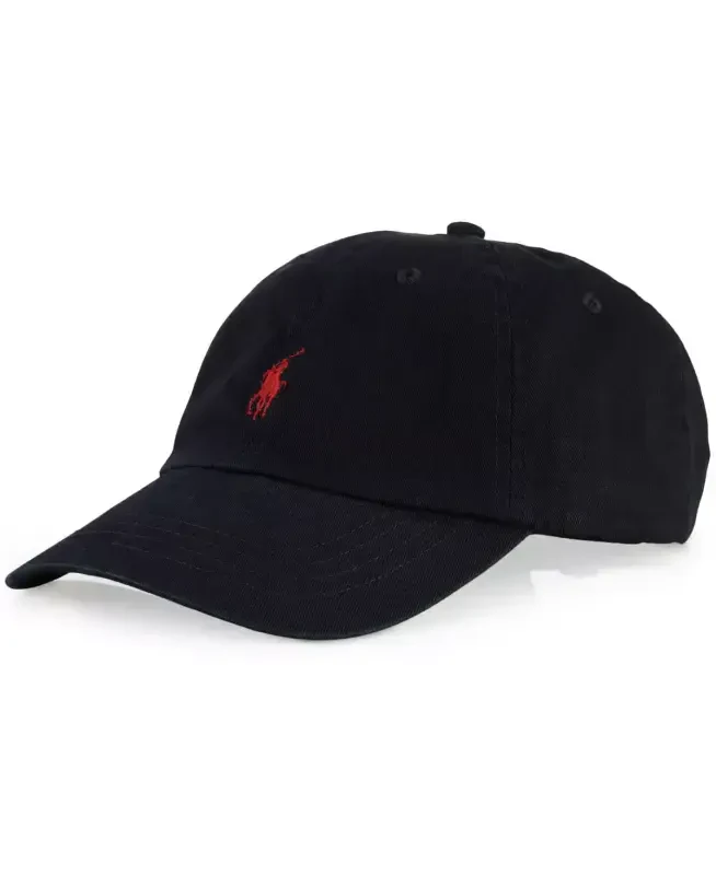 Core Classic Sport Cap-Black - POLO RALPH LAUREN
