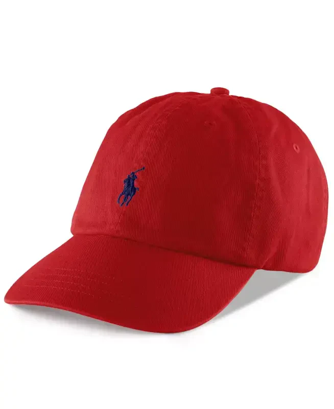 Core Classic Sport Cap-Red - POLO RALPH LAUREN