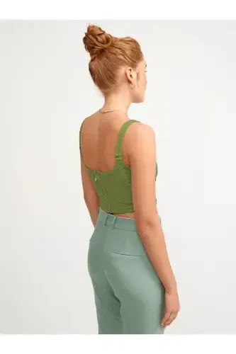 Corset Top Khaki-Khaki - 2