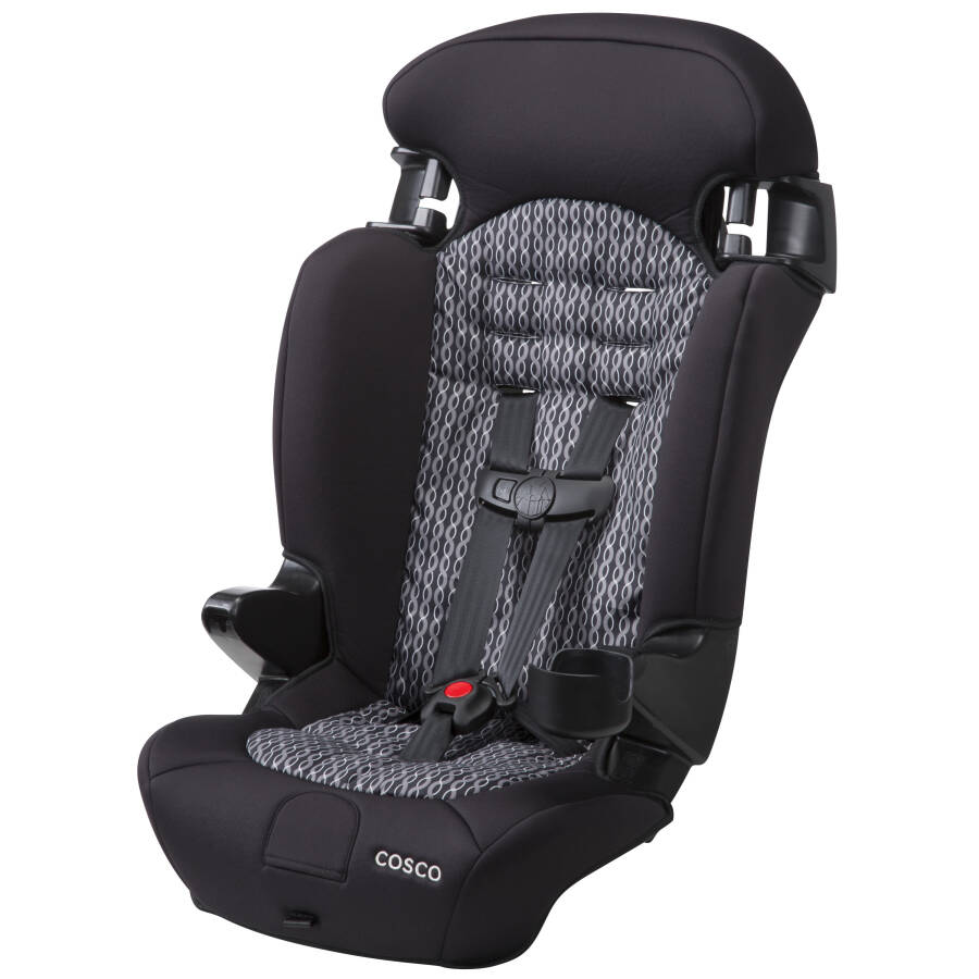 Cosco Kids Finale 2-in-1 Booster Car Seat, Braided Twine, Toddler, Unisex - 1