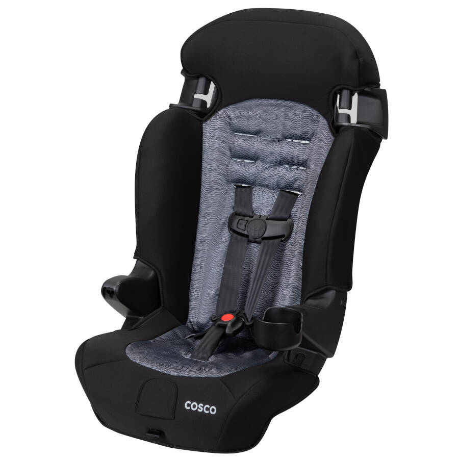 Cosco Kids Finale 2-in-1 Booster Car Seat, Fiberwave, Toddler, Unisex - 1