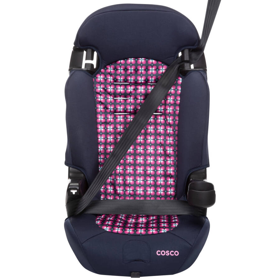 Cosco Kids Finale 2-in-1 Booster Car Seat, Peony Tiles, Toddler, Unisex - 11