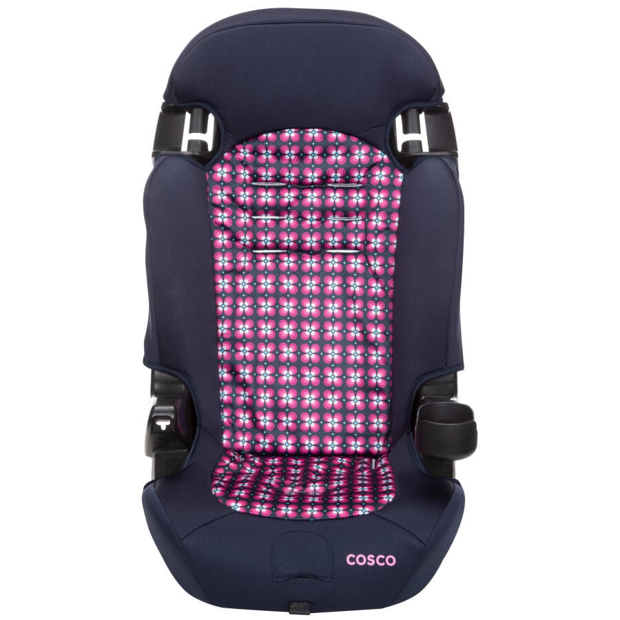 Cosco Kids Finale 2-in-1 Booster Car Seat, Peony Tiles, Toddler, Unisex - 13