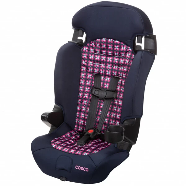 Cosco Kids Finale 2-in-1 Booster Car Seat, Peony Tiles, Toddler, Unisex-PEONYTILES - COSCO KIDS