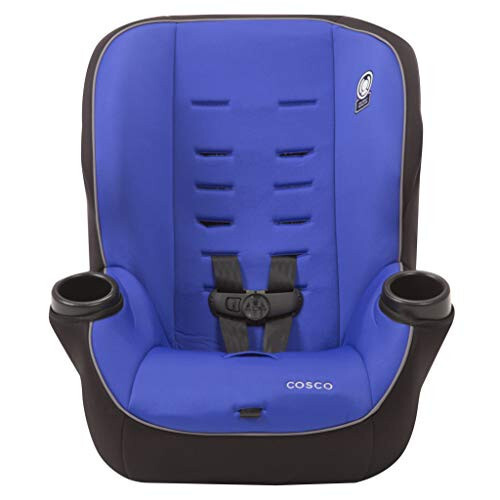 Cosco Onlook 2-in-1 Convertible Car Seat, Rear-Facing 5-40 pounds and Forward-Facing 22-40 pounds and up to 43 inches, Vibrant Blue - 9