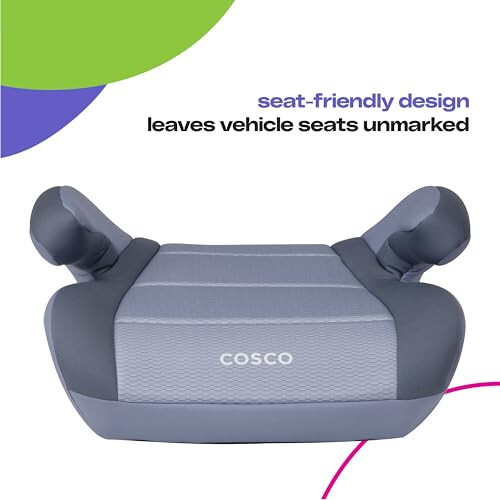 Cosco Topside Booster Car Seat - Easy to Move, Lightweight Design, Grape - 3