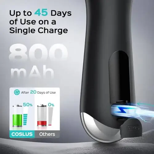 COSLUS Face Scrubber Facial Cleansing Brush: 2-in-1 Spin and Vibration Patented Tech, Silicone Electric Exfoliator Scrubber with Automatic Foaming, Waterproof Face Cleanser Brush for Men and Women - 2