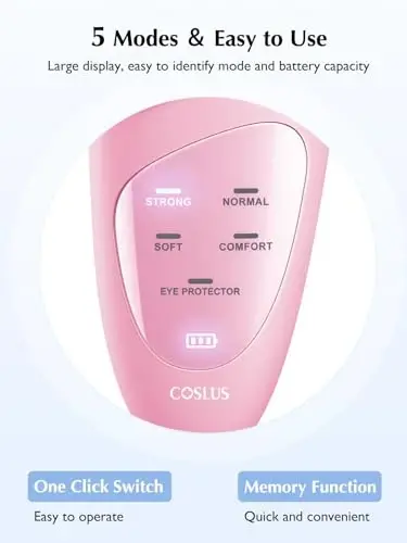 COSLUS Facial Cleansing Brush Silicone Face Scrubber: Waterproof Rechargeable Face Wash Brush, 4 Cleansing Modes, Electric Face Exfoliator for Men Women Cleaning, Exfoliating, Massaging - 6