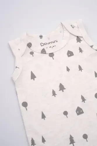 Cotton Baby Snap-crotch Undershirt Supreme Bodysuit Pine Forest - 1