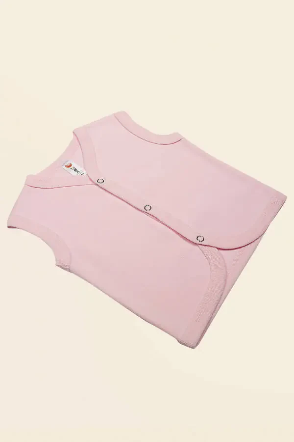 Cotton Baby Vest 100% Carrot - 2