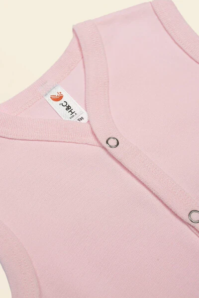 Cotton Baby Vest 100% Carrot - 3