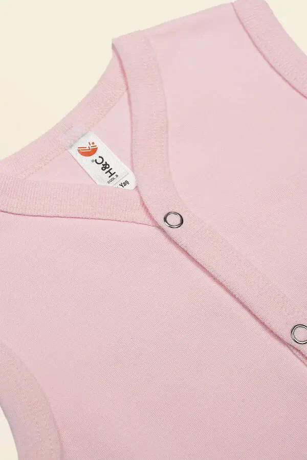 Cotton Baby Vest 100% Carrot - 3