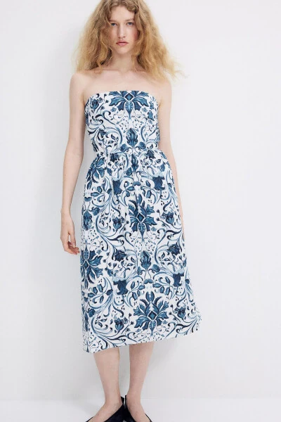 Cotton bandeau dress - H&M (1)