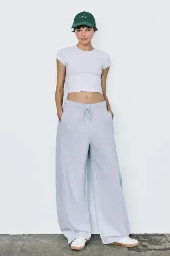 Cotton barrel fit pants - 4