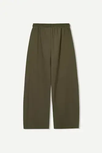 Cotton barrel fit pants - 5