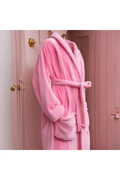 Cotton Bathrobe Salyaka Curl Antibacterial Soft Bon - GENEL MARKALAR