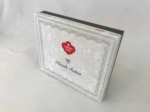 Cotton Box 3D Nakışlı Çift Kişilik Saten Nevresim Takımı Perla Beyaz - NEVRESIMDUNYASI (1)
